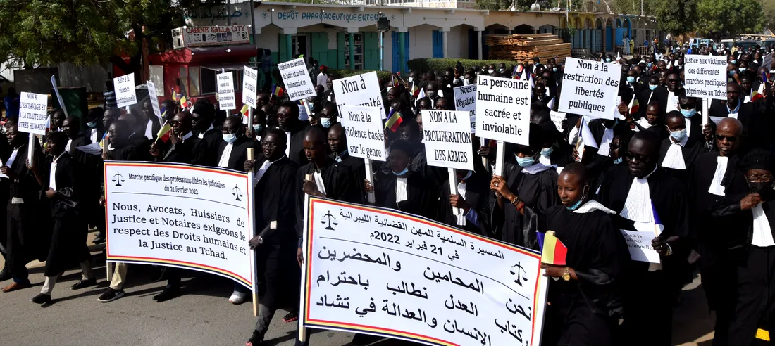 Tchad manif avocats